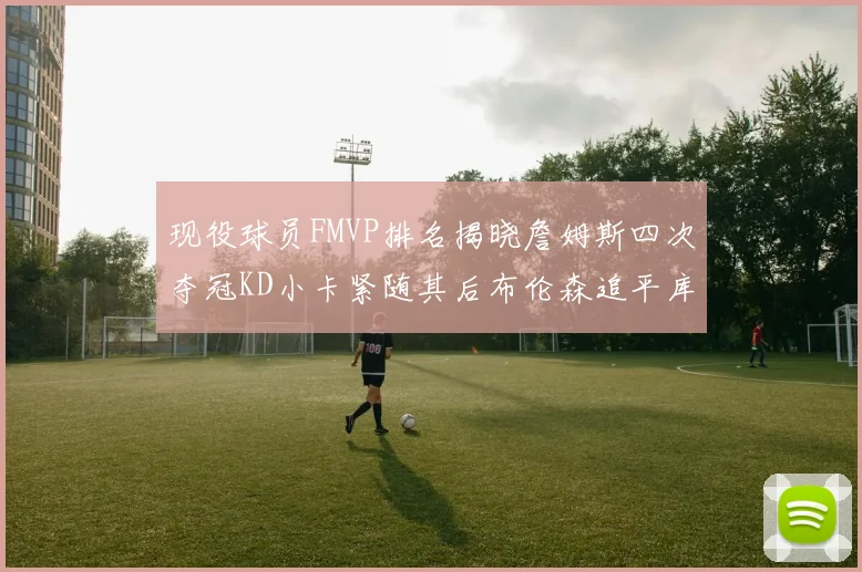 现役球员FMVP排名揭晓詹姆斯四次夺冠KD小卡紧随其后布伦森追平库里约基奇等